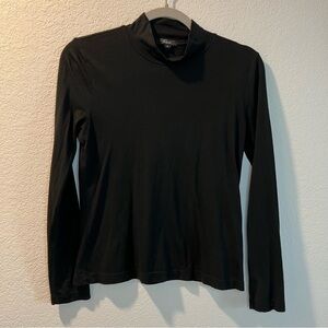 Women’s Rails black mock neck long sleeve pullover tee size XS